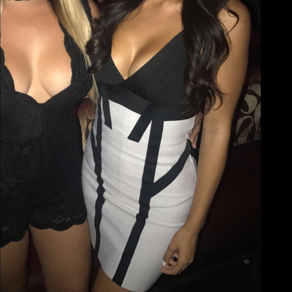 Wow Couture Bodycon Bandage style Mini Dress- M